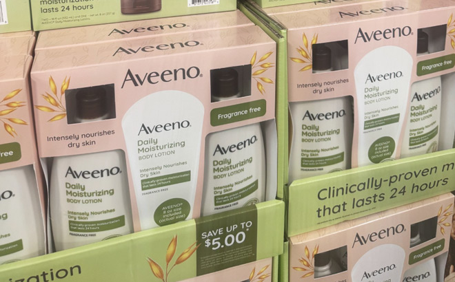 Aveeno Daily Moisturizing Body Lotion Set