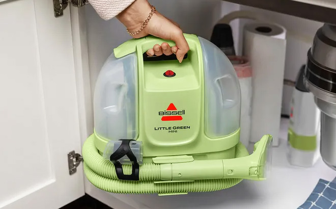 BISSELL Little Green Mini Portable Carpet Cleaner BISSELL Little Green Mini Portable Carpet Cleaner