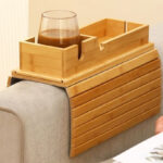 Bamboo Couch Arm Tray