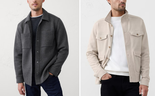 Banana Republic Factory Knit Sweatshirt Jacket and Honeycomb Sweatshirt Jacket Banana Republic Factory Knit Sweatshirt Jacket and Honeycomb Sweatshirt Jacket