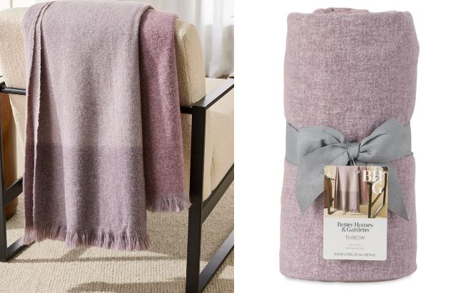 Better Homes Gardens Ultra Soft Brushed Woven Throw Blanket Better Homes Gardens Ultra Soft Brushed Woven Throw Blanket