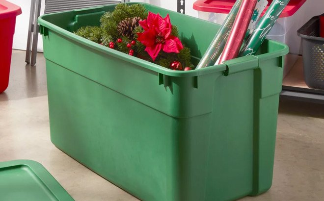 Brightroom 45 Gallon Wheeled Latching Storage Tote Brightroom 45 Gallon Wheeled Latching Storage Tote