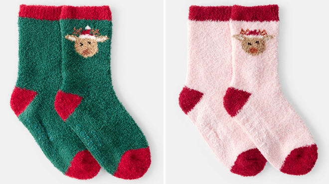 Carters Matching Cozy Socks Carters Matching Cozy Socks
