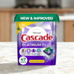 Cascade Dishwasher Pods on a Table