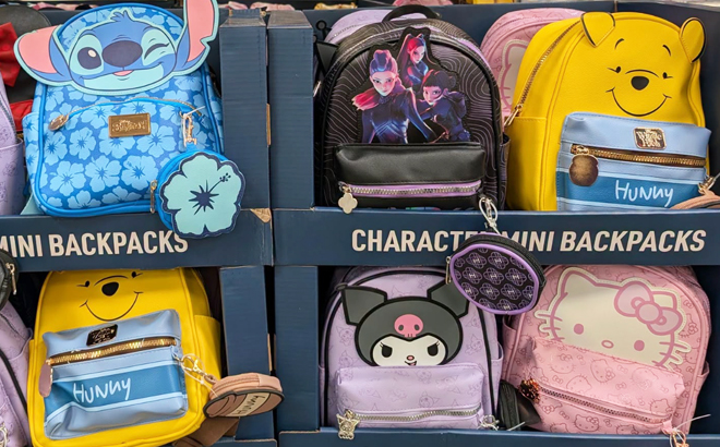 Character Mini Backpacks 5 Styles