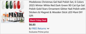 Checkout page of Modelones Christmas Gel Nail Polish 6 Piece Set Checkout page of Modelones Christmas Gel Nail Polish 6 Piece Set