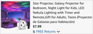 Checkout page of Proran Galaxy Projector Checkout page of Proran Galaxy Projector