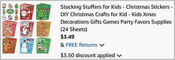 Christmas Stickers Stocking Stuffers Screenshot