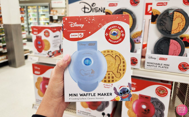 Disney Dash Stitch Santa Mini Waffle Maker 1 Disney Dash Stitch Santa Mini Waffle Maker 1
