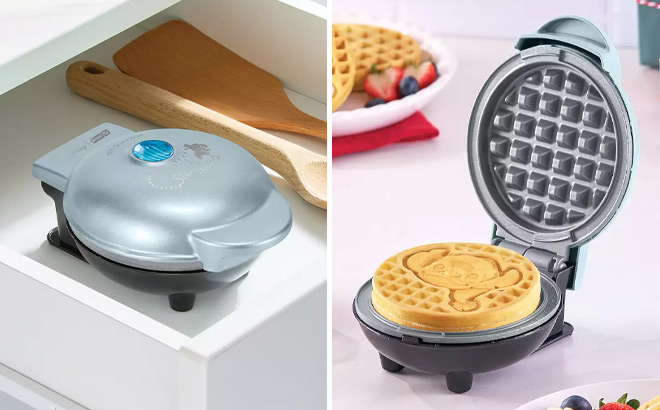 Disney Dash Stitch Santa Mini Waffle Maker Disney Dash Stitch Santa Mini Waffle Maker