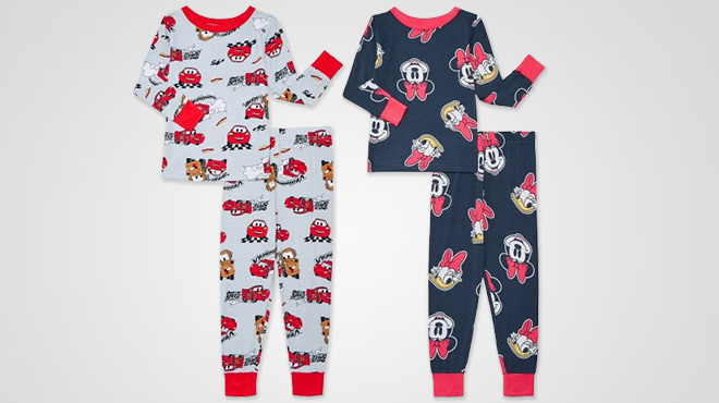 Disney Toddler Long Sleeve Top and Pants Sleepwear Set
