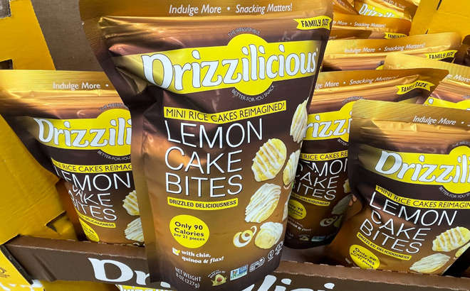 Drizzilicious Lemon Cake Mini Rice Cakes Drizzilicious Lemon Cake Mini Rice Cakes