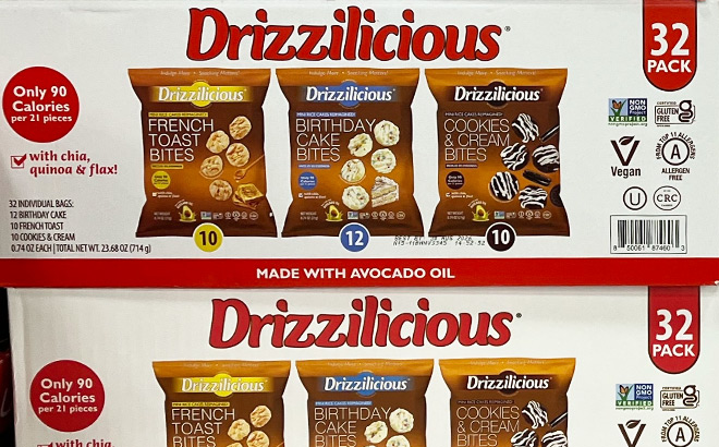 Drizzilicious Mini Rice Cakes 32 Pack Drizzilicious Mini Rice Cakes 32 Pack