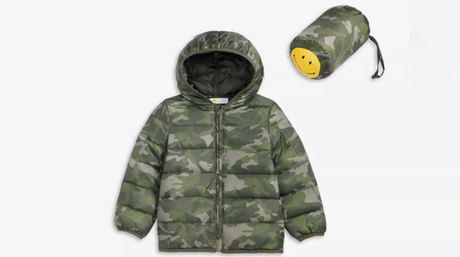 Epic Threads Boys Toddler Camo Packable Jacket