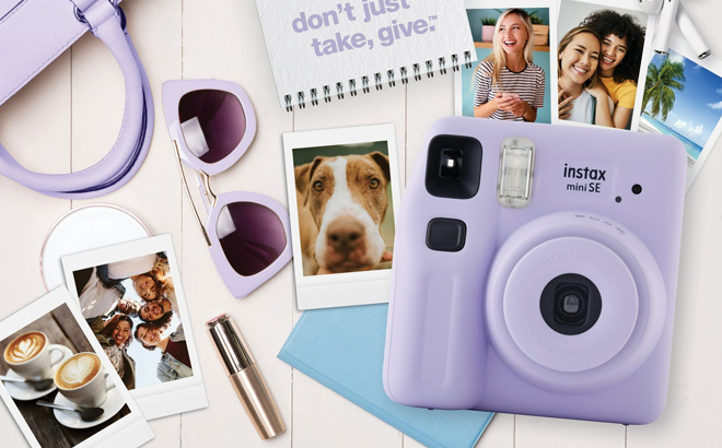Fujifilm Instax Mini SE Instant Camera Bundle