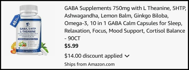 GABA 90 Count Supplement Checkout GABA 90 Count Supplement Checkout