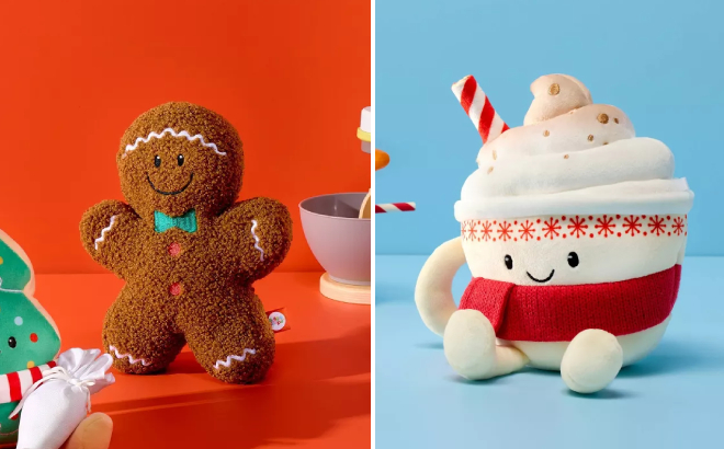 Gigglescape 9 Inch Gingerbread Plush and 6 Inch Cocoa Mug Plush Gigglescape 9 Inch Gingerbread Plush and 6 Inch Cocoa Mug Plush
