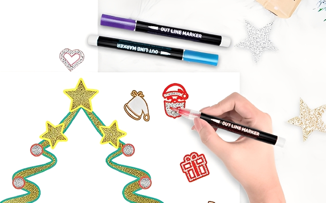Glopus Outline Shimmer Markers