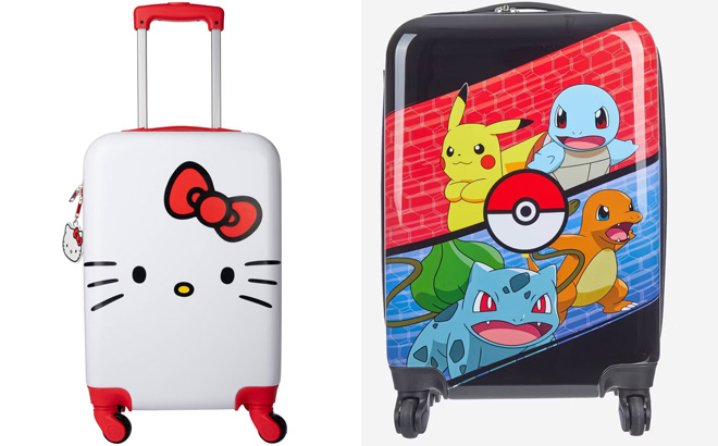 Hello Kitty Hardside Carry On Spinner Suitcase Hello Kitty Hardside Carry On Spinner Suitcase