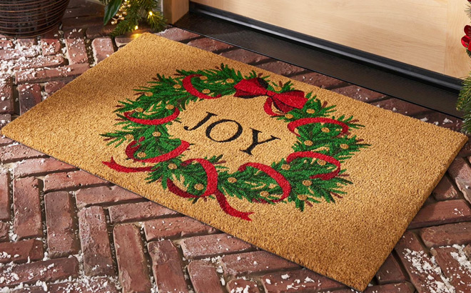 Holiday Coir Doormat
