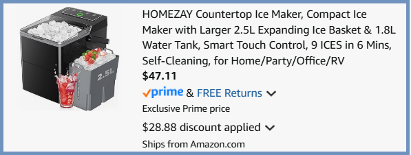 Homezay Countertop Ice Maker Checkout Page Homezay Countertop Ice Maker Checkout Page