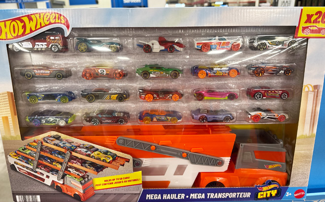 Hot Wheels Mega Hauler Truck Playset