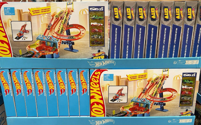 Hot Wheels Roller Coaster Rally Playset