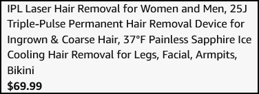 IPL Laser Hair Removal Checkout Page