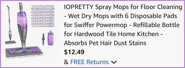 Iopretty Spray Mop at Checkout Iopretty Spray Mop at Checkout