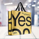 JCP Golden Tote on the Table