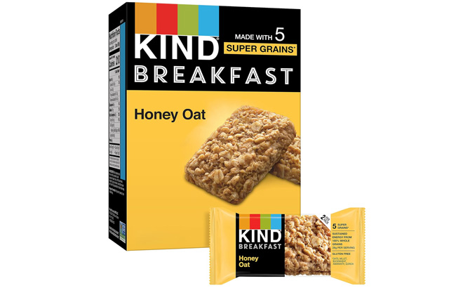 KIND Breakfast Bars in Honey Oat Flavor