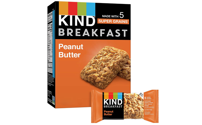 KIND Breakfast Bars in Peanut Butter Flavor