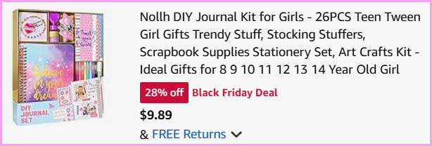 Kids DIY Journal Kit at Checkout