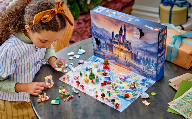 LEGO Disney Princess Advent Calendar 2026 on a Table LEGO Disney Princess Advent Calendar 2026 on a Table