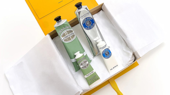 LOccitane 4 Piece Ultimate Hand Cream Gift Set