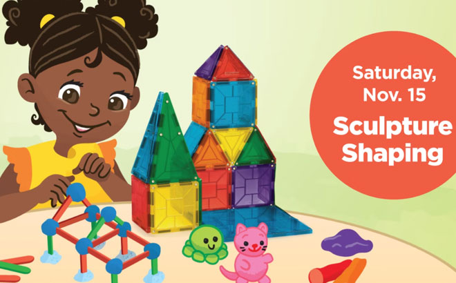 Lakeshore Learning Kids Imagination Builders Sculpture Shaping Event