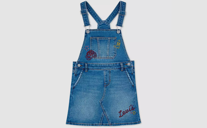 Levis Skirtall With Embroidery Levis Skirtall With Embroidery