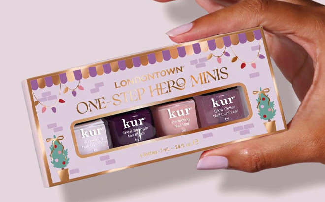 Londontown One Step Hero Minis 4 Piece Nail Polish Set