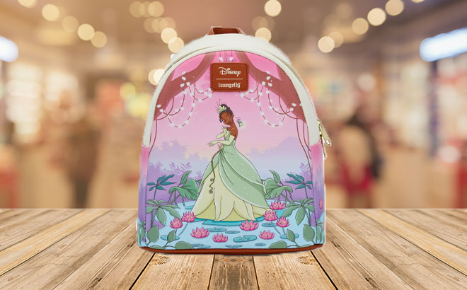 Loungefly Disney The Princess And The Frog Tiana Bayou Sunset Mini Backpack