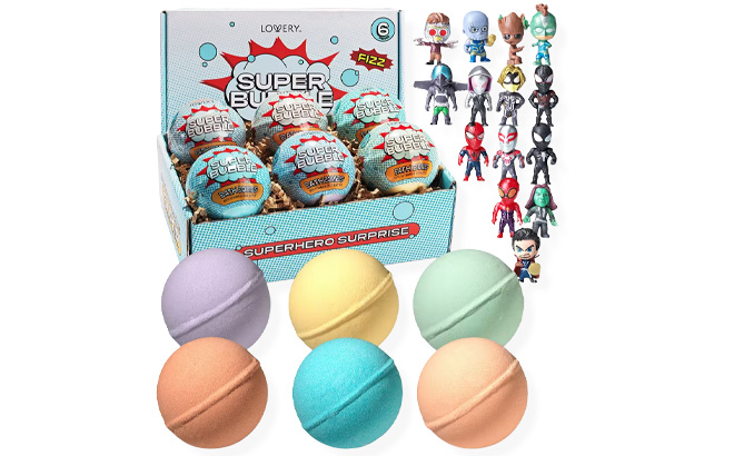 Lovely Superhero Bath Bombs Gift Set Lovely Superhero Bath Bombs Gift Set