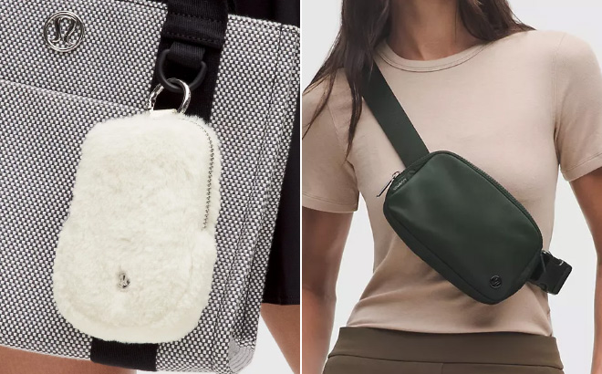 Lululemon Clippable Nano Pouch Plush Fleece