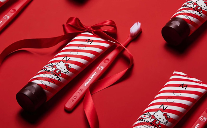 MOON x Hello Kitty Tooth Brush Kits MOON x Hello Kitty Tooth Brush Kits