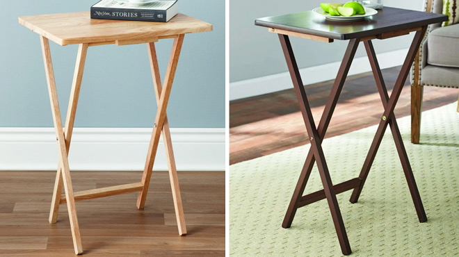 Mainstays Folding TV Tray Tables