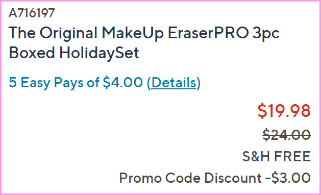 Makeup Eraser Set at Checkout