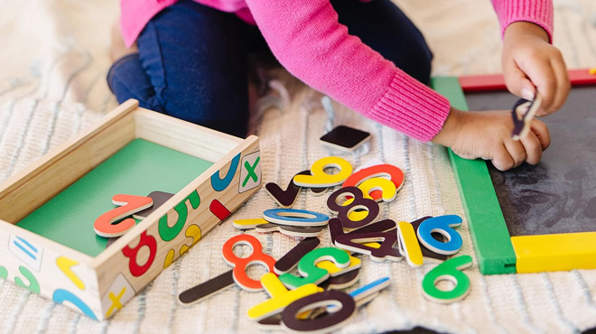 Melissa Doug Deluxe Magnetic Letters Numbers Set Melissa Doug Deluxe Magnetic Letters Numbers Set