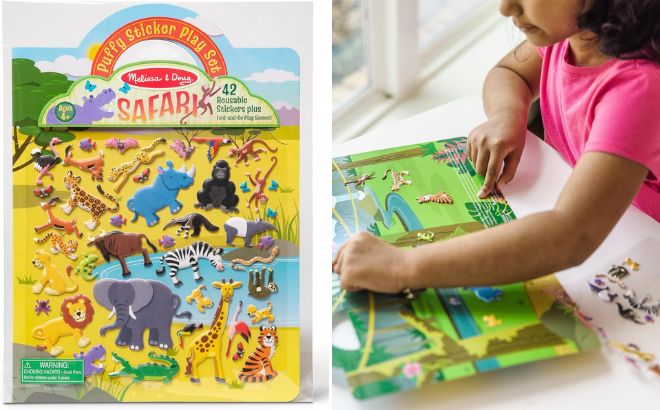 Melissa Doug Puffy Sticker Play Set