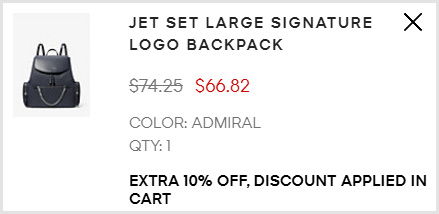 Michael Kors Backpack at Checkout 1 Michael Kors Backpack at Checkout 1