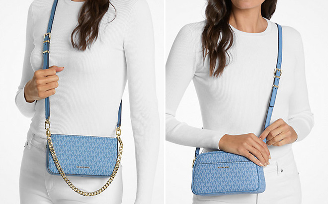 Michael Kors Bryant Small Signature Logo Convertible Pochette