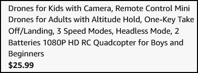 Mini Drone with Camera Checkout