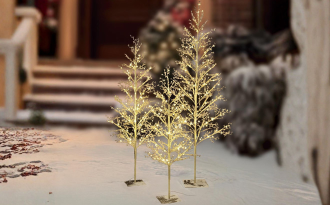 My Texas House Twinkling LED Trees